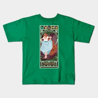 Thumbelina - art nouveau Kids T-Shirt